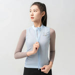 Rockbros ROAD TO SKY women's lightweight breathable cycling vest M - blue m \ niebieski női mellény