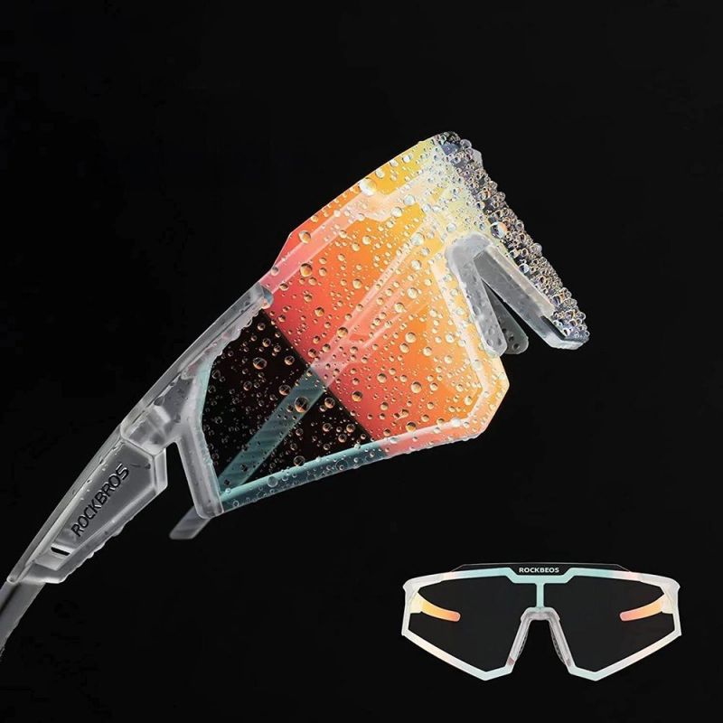 Rockbros SP291 Photochromic UV400 Cycling Glasses - White fehér napszemüveg
