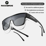 Rockbros SP304 Polarized Cycling Glasses - Black fekete napszemüveg