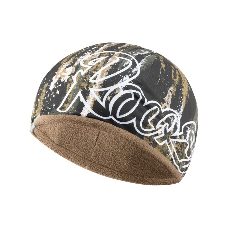 Rockbros Thermal Cap, Double-Sided, One Size Fits All - Brown brązowy kötött sapka