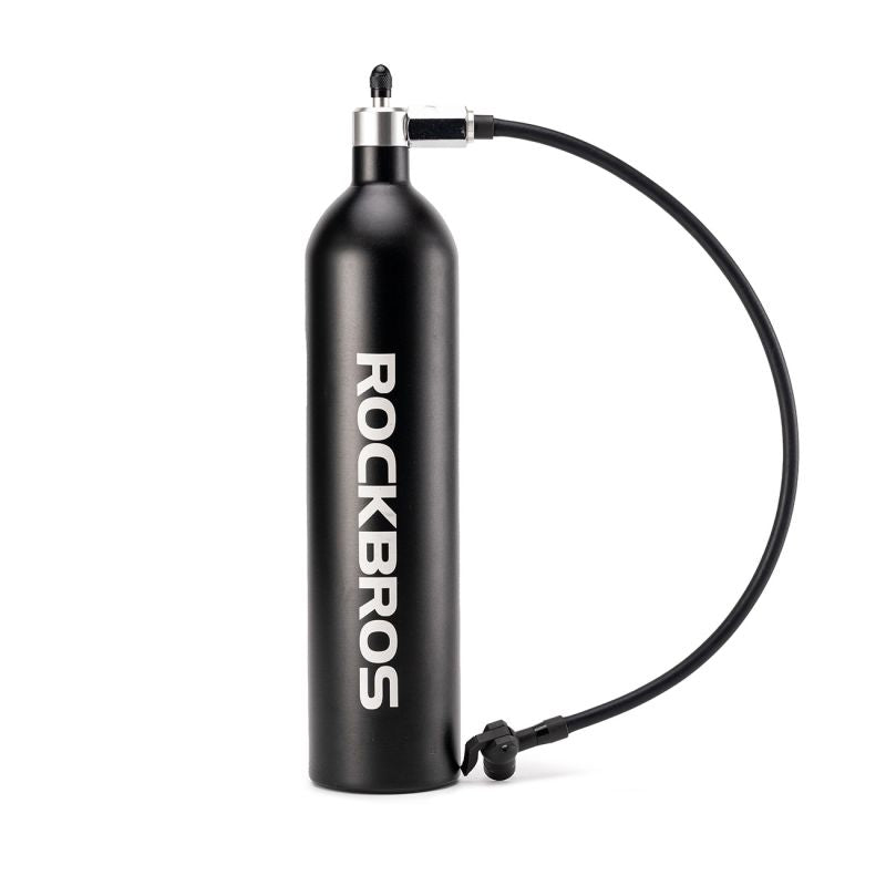 Rockbros Tubeless Tire Inflator 200 PSI 1.2l - Black fekete 304004-189223