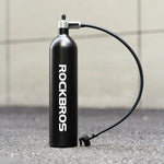Rockbros Tubeless Tire Inflator 200 PSI 1.2l - Black fekete 304004-189223