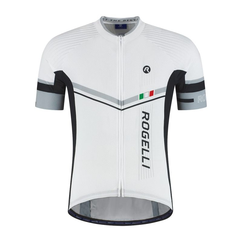 Rogelli Gara Mostro II Cycling Jersey White-Silver 3XL szürke kerékpáros póló SIRS1000000.100.3XL