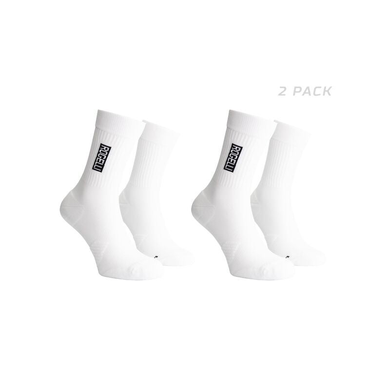 Rogelli running socks 2pack DISTANCE fehér