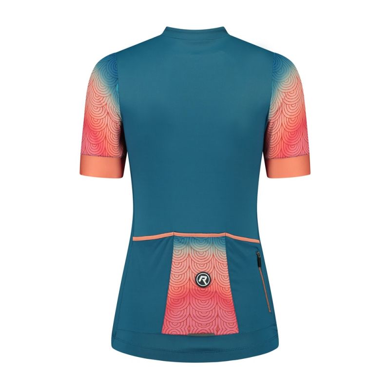Rogelli WAVES women's t-shirt blue- korall női póló