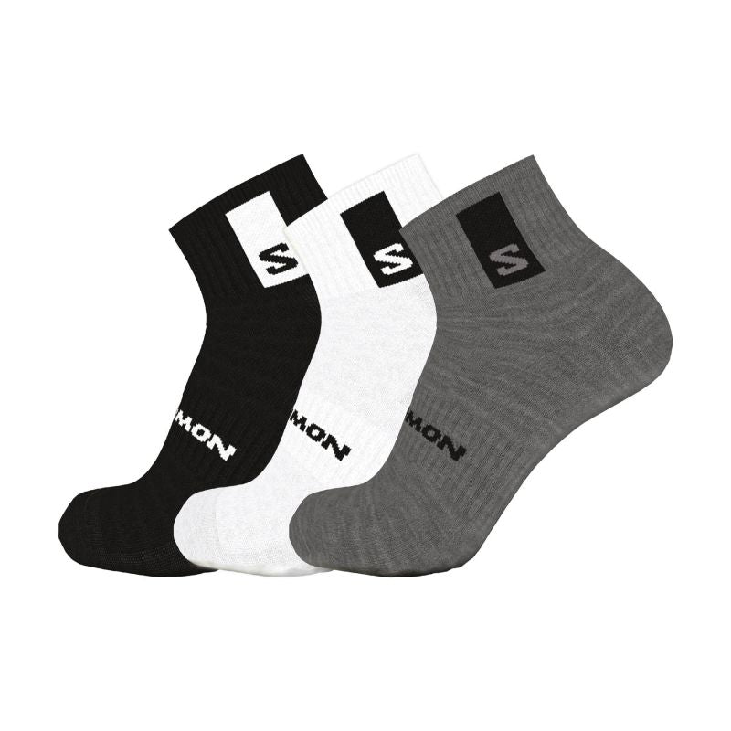 Salomon Everyday Ankle 3-Pack Black-White-Med Gr 42 / 44 LC2086700