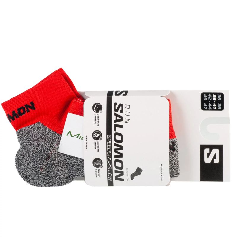 Salomon Speedcross Low Socks Red C19739