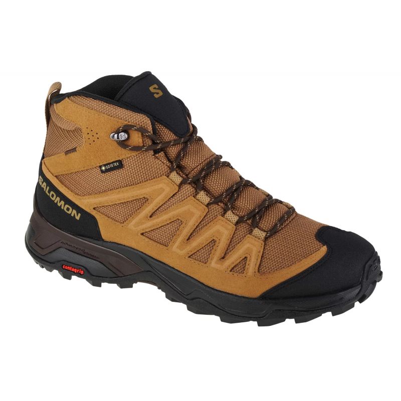 Salomon X Ward Leather Mid Gtx M Shoes férfi Túracipő 471818