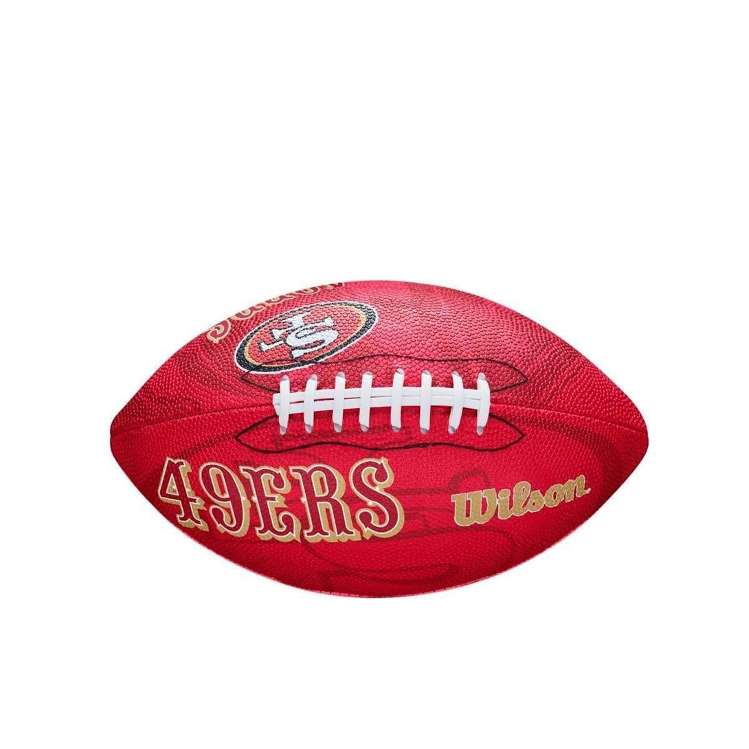 Wilson San Francisco 49ers Big Logo amerikai focilabda, junior méret Amerikai futball labdák - Sportmania.hu