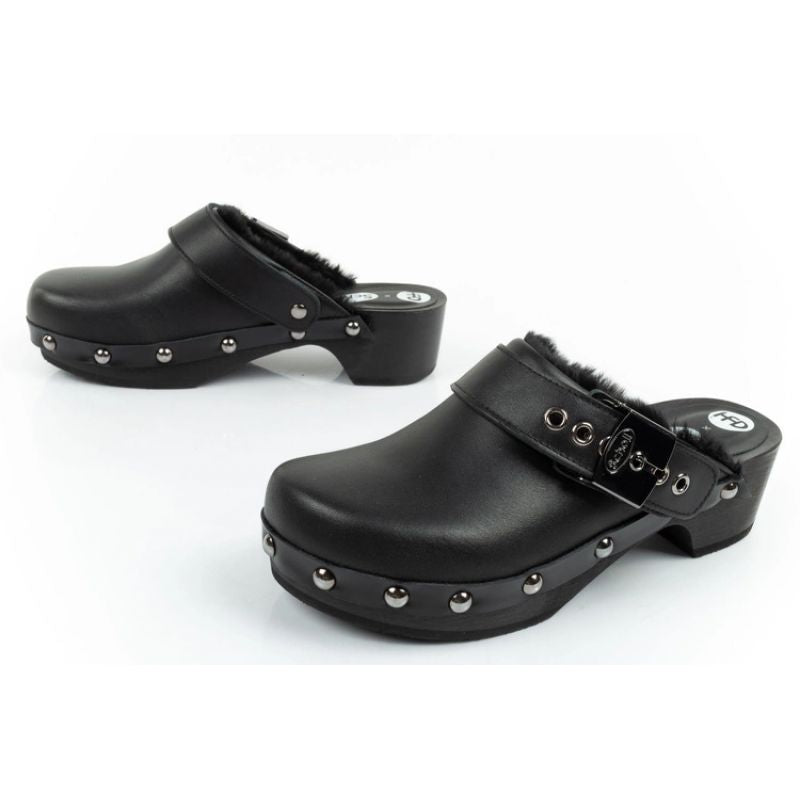 Scholl Iconic W Clogs fekete női papucs