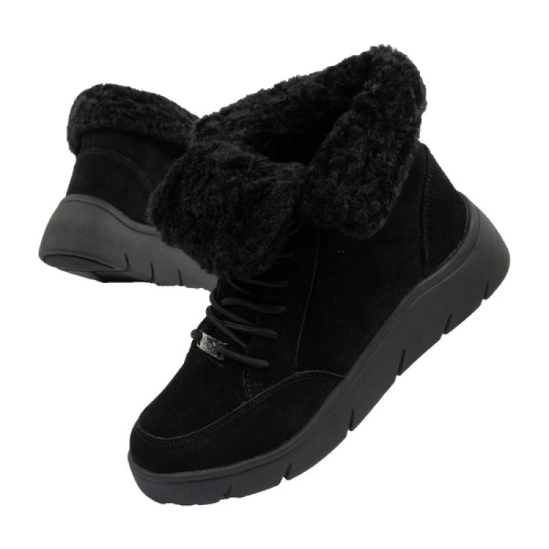 Scholl Stelvio ankle boots W fekete bakancs