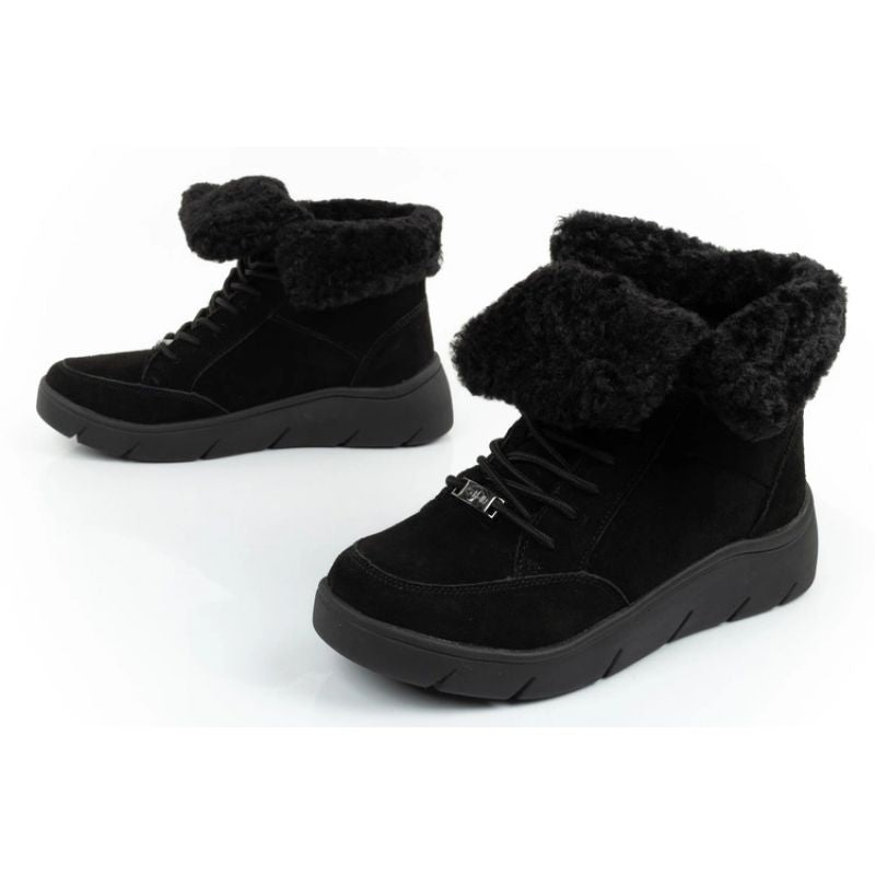 Scholl Stelvio ankle boots W fekete bakancs