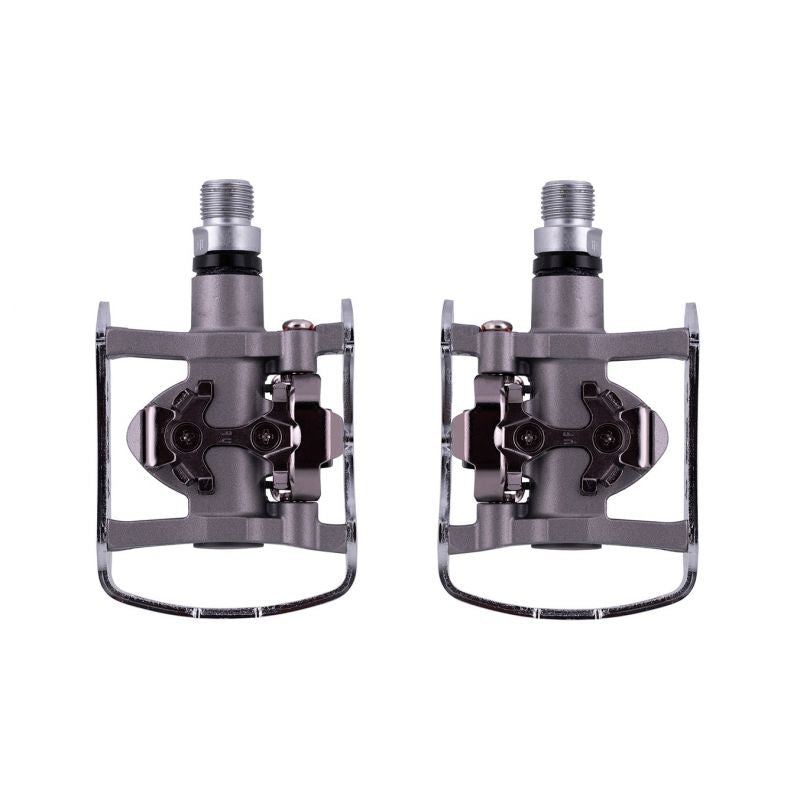 Shimano SPD Pedals PD-M324 Silver szürke kerékpár alkatrész