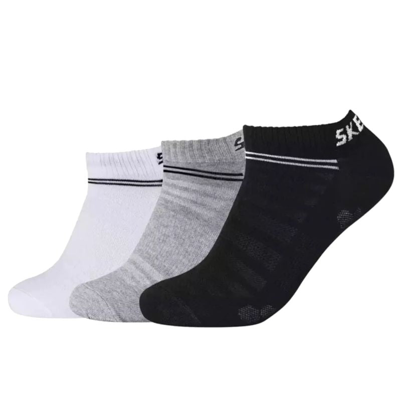 Skechers 3PPK Mesh Ventilation White Zokni SK43022-9996