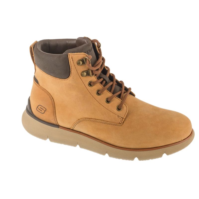 Skechers Augustino Férfi Utcai Cipő - Barna 205228-LTBR