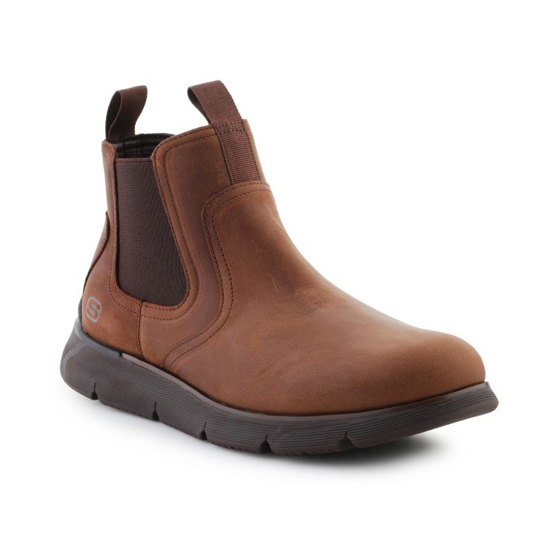 Skechers Augustino Paulo Chocolate túracipő 205227-CHOC