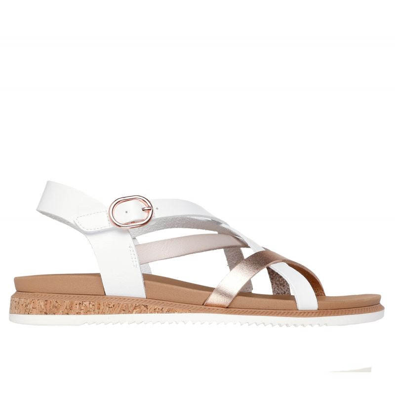 Skechers Bobs Desert Kiss Low sandals - Peak Rank W Utcai női 114709WHT