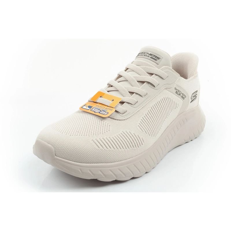 Skechers Bobs Squad Chaos SLIP-INS ecru men's sneakers férfi utcai cipő