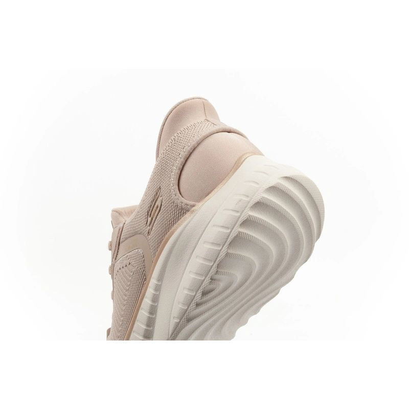 Skechers Bobs Squad Chaos SLIP-INS Women's Sports Beige bézs cipő női