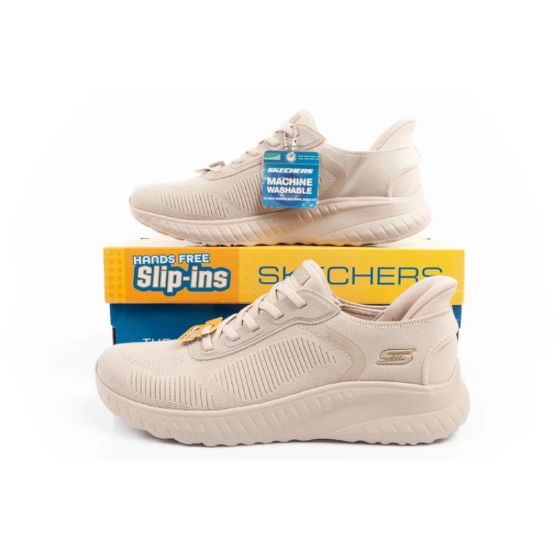 Skechers Bobs Squad-Chaos women's comfortable SLIP-INS sports Cipő női 117497/NAT