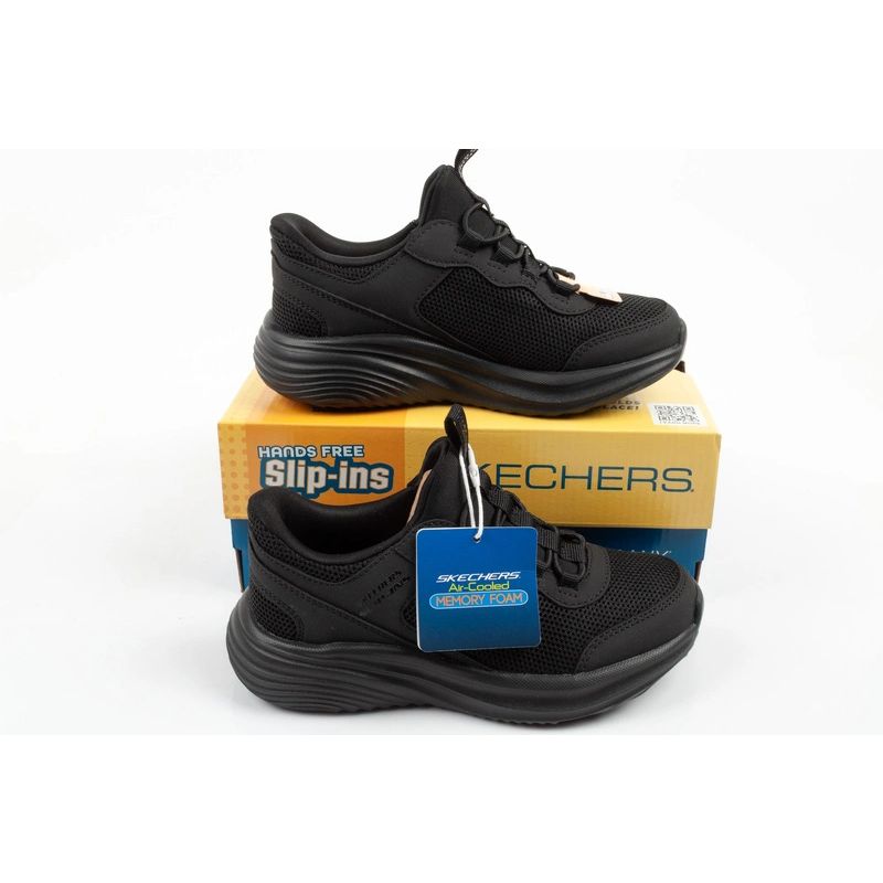 Skechers Bounder Pro Slip-Ins Kids' Sports fekete gyerek utcai cipő 404208L/BBK