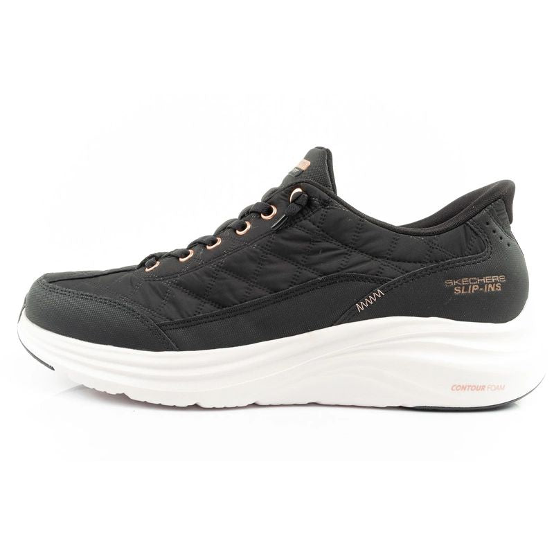 Skechers Contour Women's Quilted Slip-ins Cipő női 150413/BKRG