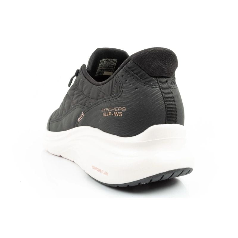 Skechers Contour Women's Quilted Slip-ins Cipő női 150413/BKRG