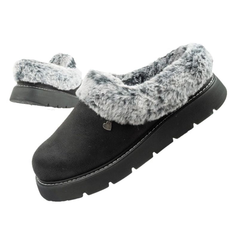 Skechers Cozy Blend slipper for women, insulated slip-on papucs női 114762/BBK