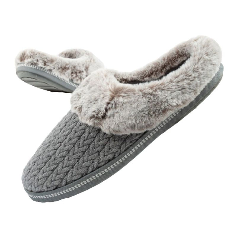 Skechers Cozy Campfire women's slippers, fashionable insulated slippers 35,5 női utcai cipő 167623GRY