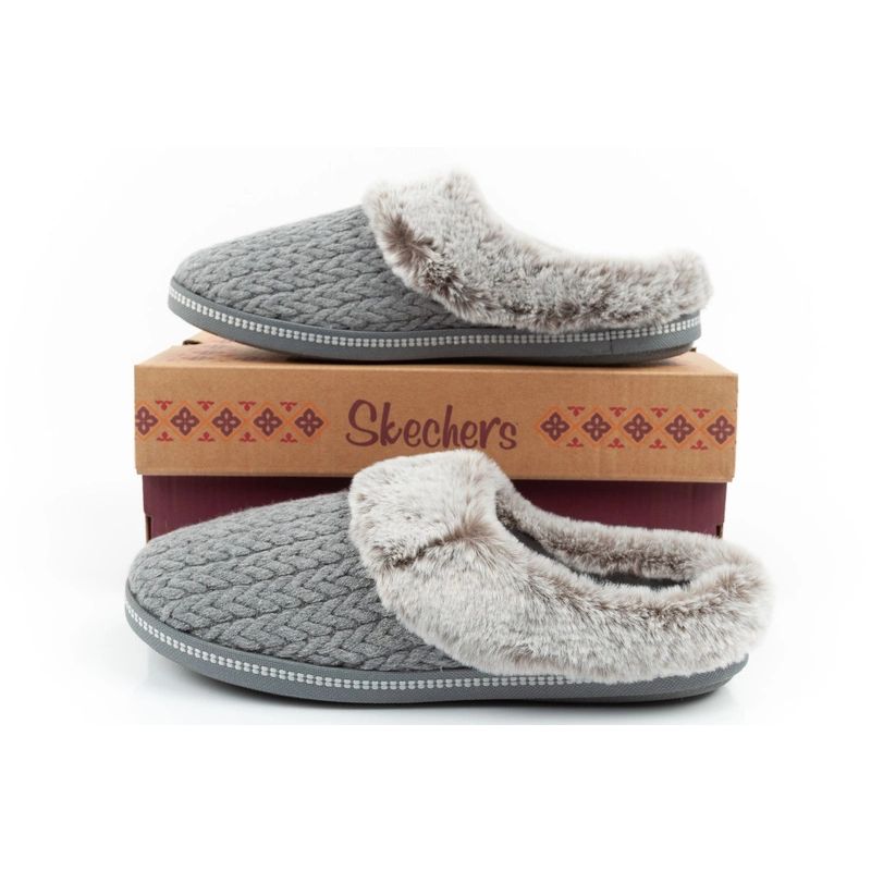 Skechers Cozy Campfire women's slippers, fashionable insulated slippers 35,5 női utcai cipő 167623GRY