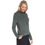 Skechers Cozy Luxe Hoodie kapucnis pulóver, zöld