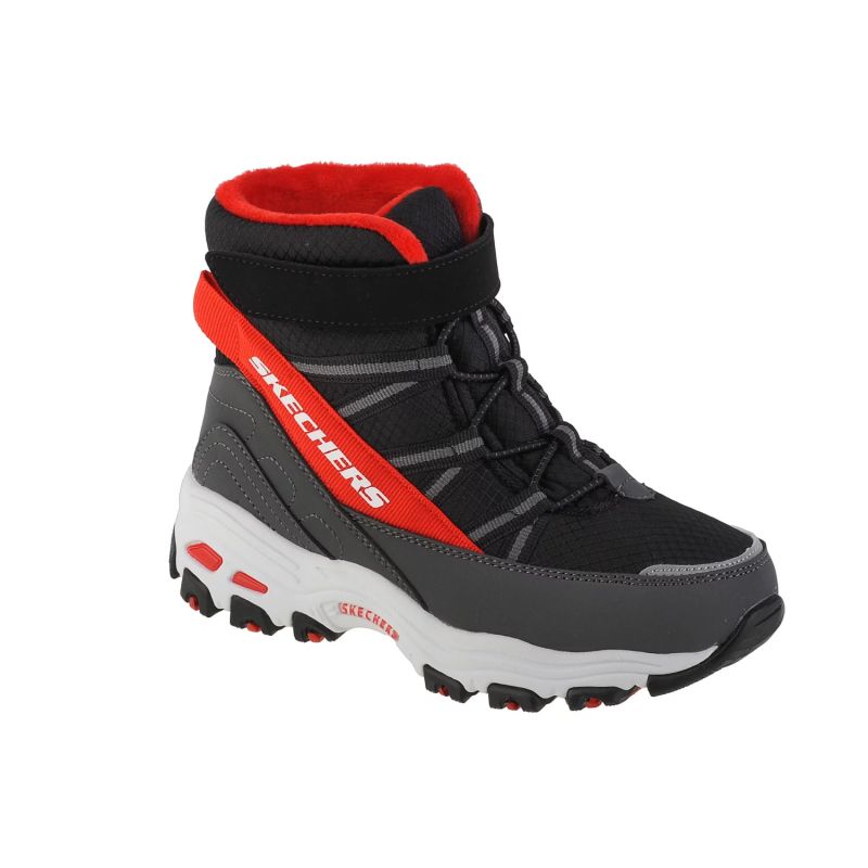 Skechers D Lites Black 660092L-BKRD