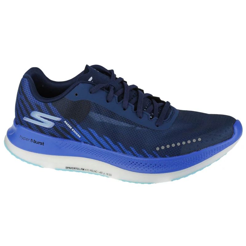Skechers Go Run Razor Excess férfi sportcipő - lila/fekete 172004-BKBL