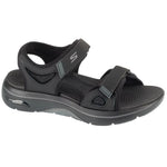 Skechers Go Walk Arch Fit 2.0 Sandal - Capistrano Black Szandál 229309-BBK