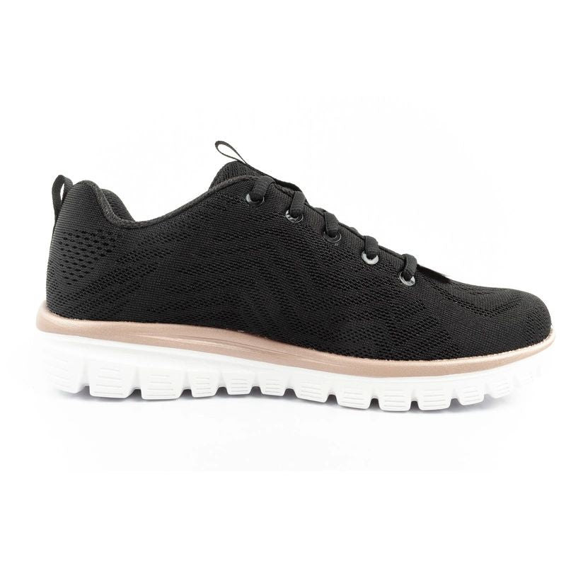 Skechers Graceful-Get women's sports comfortable lightweight breathable Cipő női 12615/BKGD