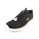 Skechers Graceful-Get women's sports comfortable lightweight breathable Cipő női 12615/BKGD