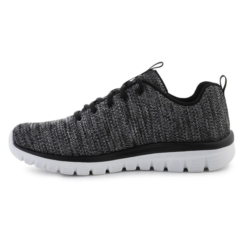 Skechers Graceful Twisted Fortune M 12614-BKW shoes cipő - Sportmania.hu