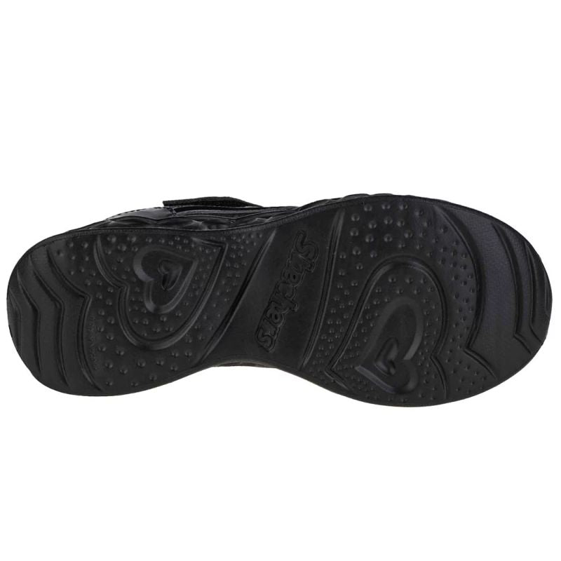 Skechers Heart Lights Gyerek Sportcipő LED Világítással - Fekete 20180L-BBK