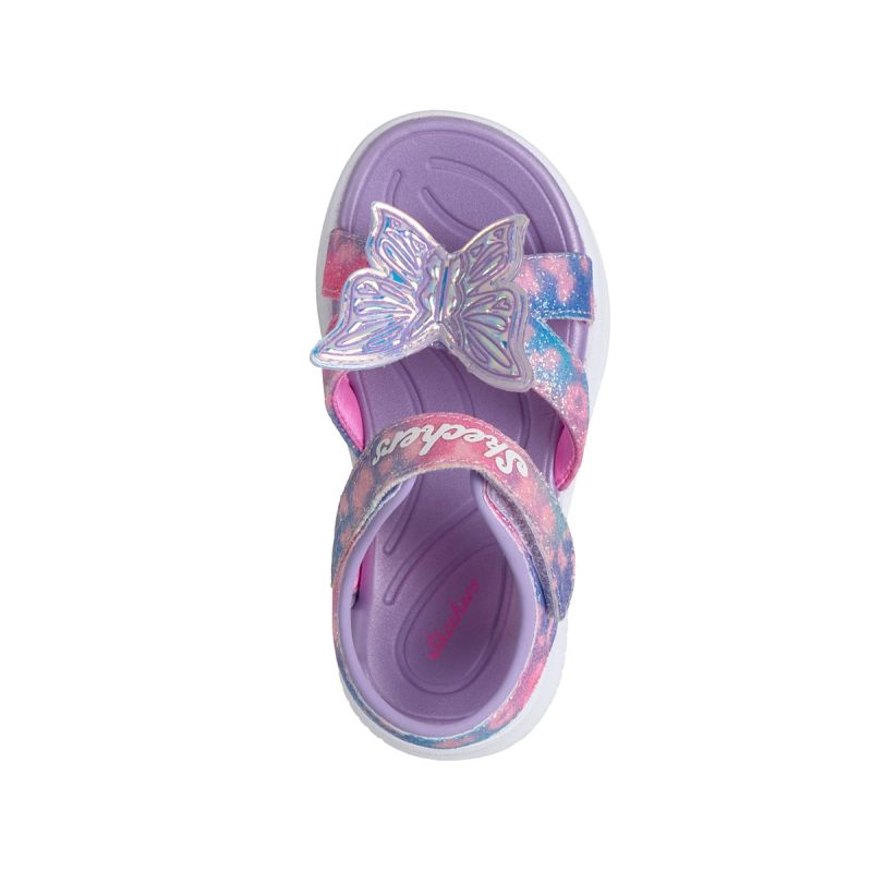 Skechers Kids' Sandals JUMPSTERS SANDAL BUTTERFLY BRITES 303109N LVMT gyerek szandál