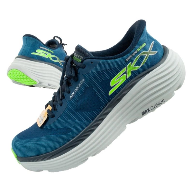 Skechers Max Cushioning Slip-Ins M Running Shoes férfi 220611/NVY