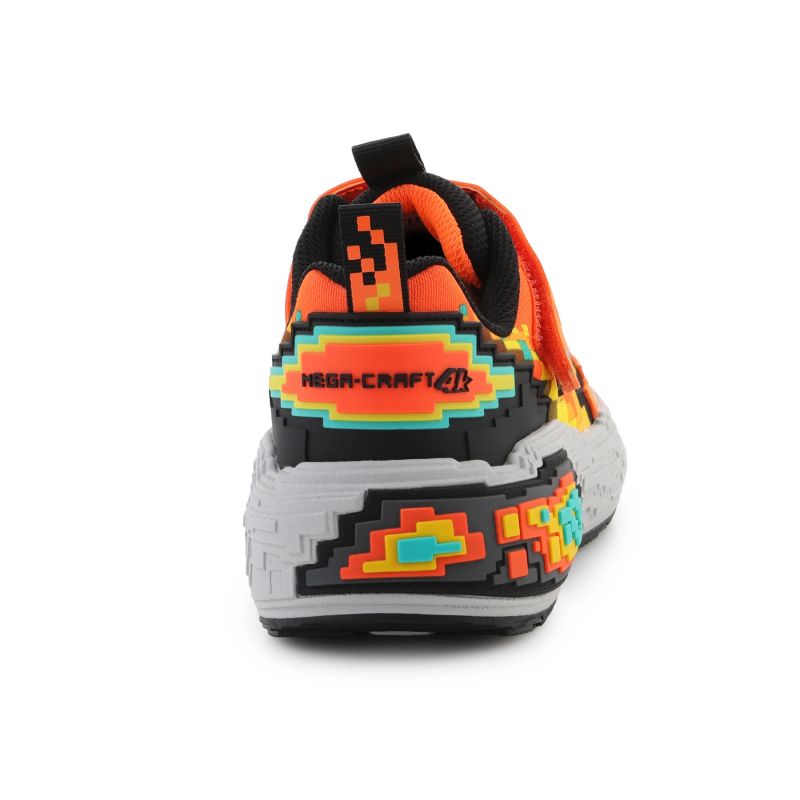 Skechers Mega-Craft 4K Jr shoes gyerek utcai cipő 402160L-ORBK
