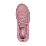 Skechers Memory Foam Bobs Squad Chaos W rózsaszín cipő női 117209/RAS