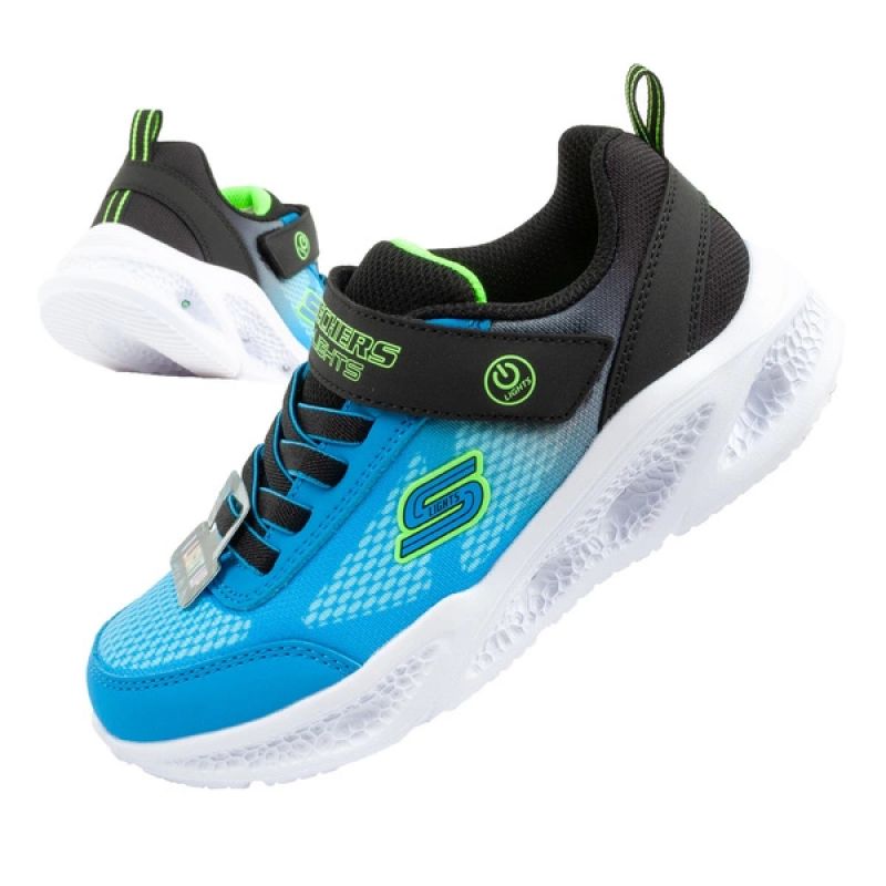 Skechers Meteor-Lights-Krendox Jr 401495L/BKBL Cipő - Sportmania.hu