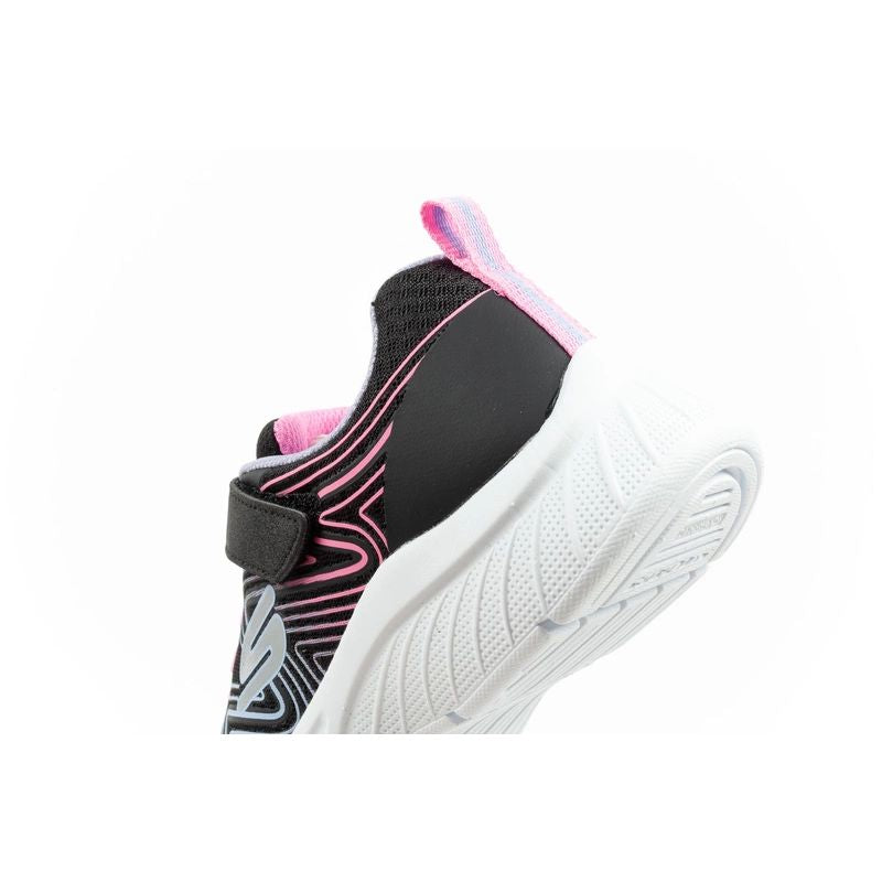 Skechers Microspec Velcro sports for children, lightweight and comfortable Cipő gyerek 303535L/BKMT