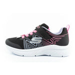 Skechers Microspec Velcro sports for children, lightweight and comfortable Cipő gyerek 303535L/BKMT