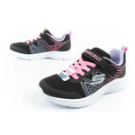 Skechers Microspec Velcro sports for children, lightweight and comfortable Cipő gyerek 303535L/BKMT