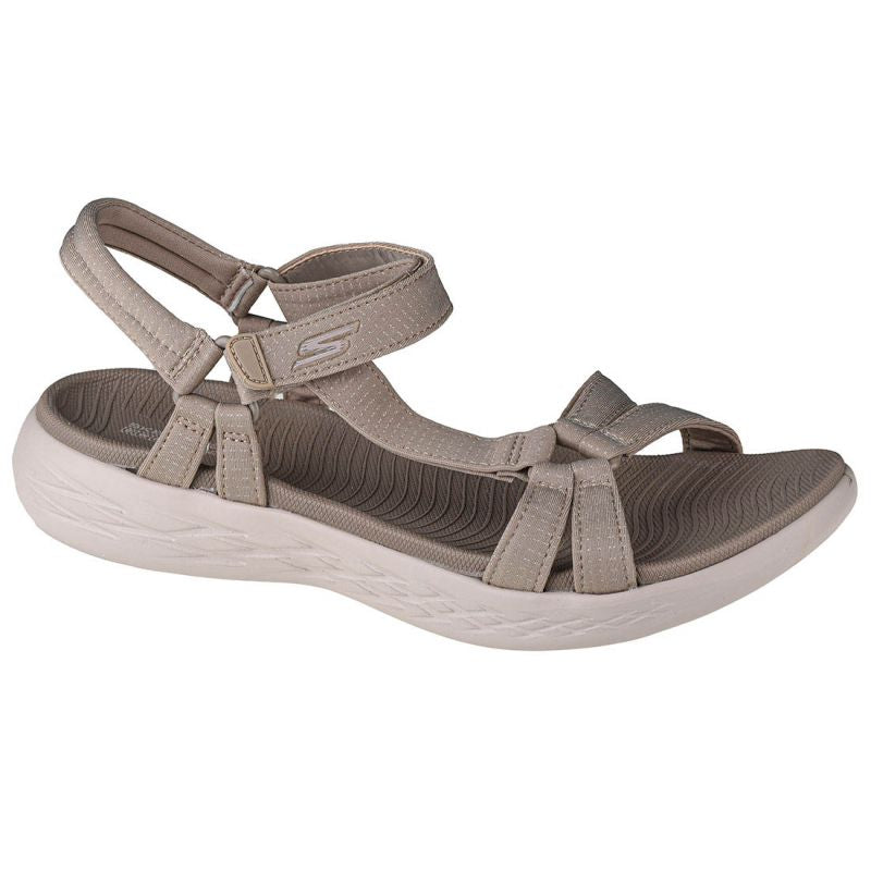 Skechers On The Go 600 Brilliancy Beige, Size bézs utcai cipő 15316-NAT