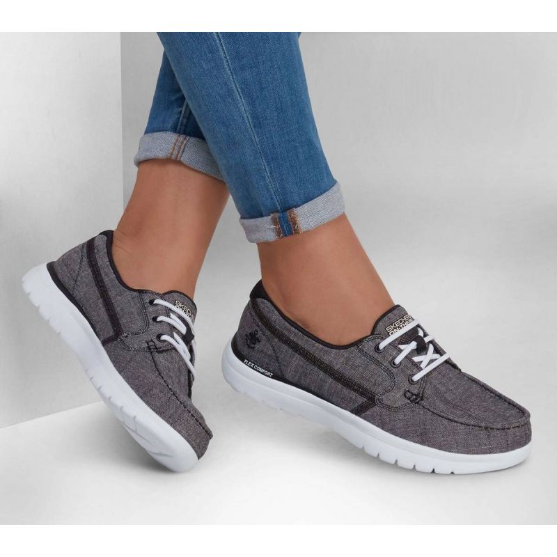 Skechers On The Go Flex Shoes W 136453 BKW Cipő - Sportmania.hu