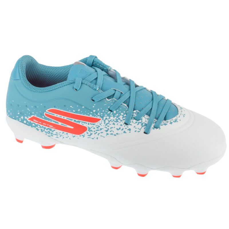Skechers Razor 1.5 Jr Youth FG White Focicipő, gyerek 252060L-WTQP
