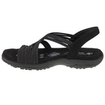 Skechers Reggae Slim Simply Stretch Sandals Black Szandál 163023-BLK